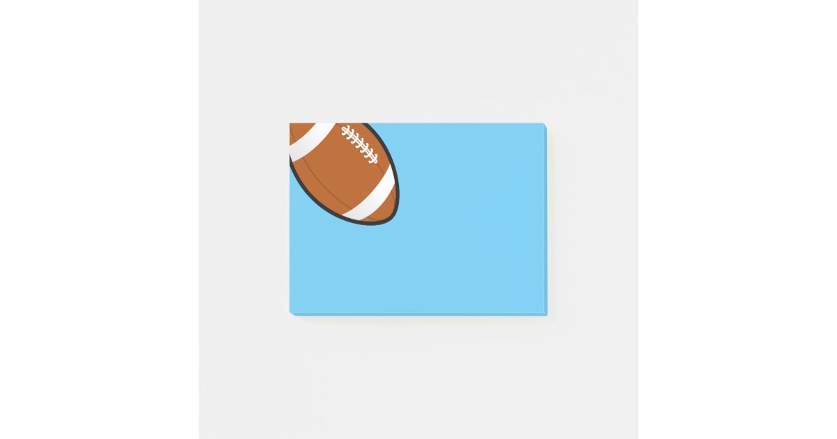 PostitNotesFootball Postit Notes Zazzle