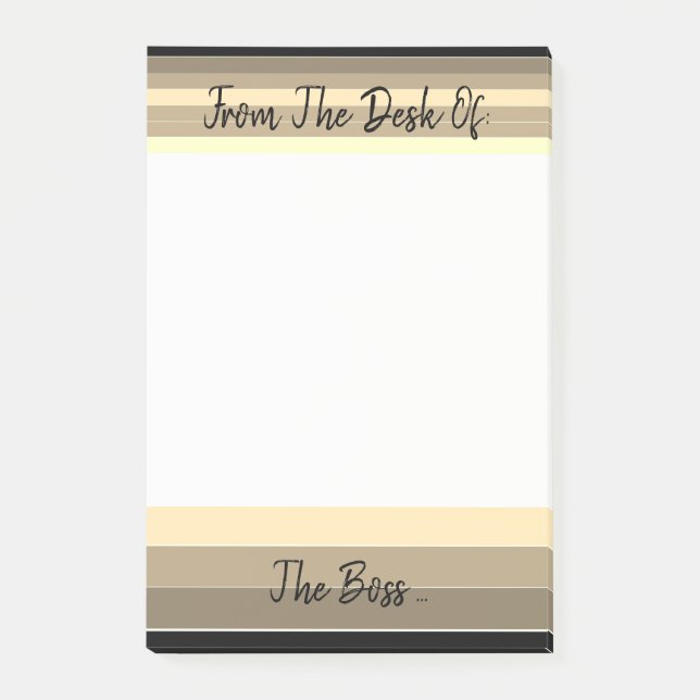 Post-It Notes For The Boss (Front)