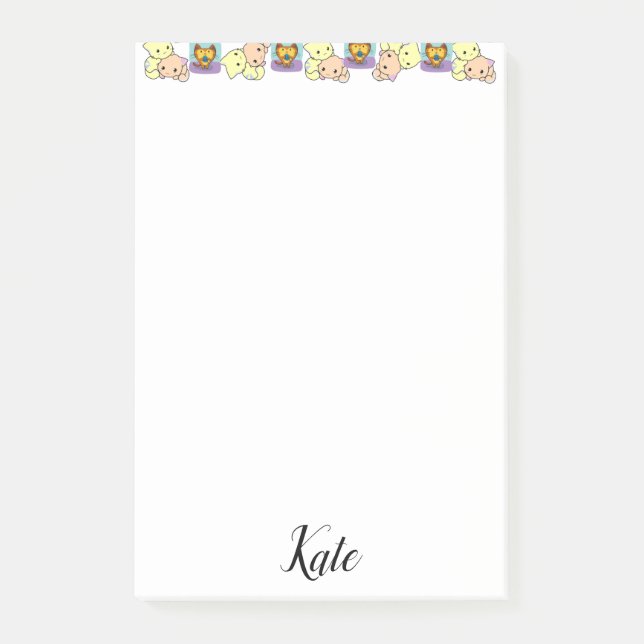 Post-it Notes Kitten Cats (Front)