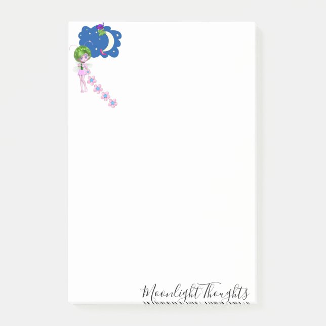 Post-it Notes Moon Floral (Front)