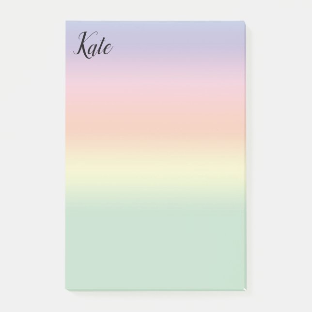 Post-it Notes Pastel Colors (Front)