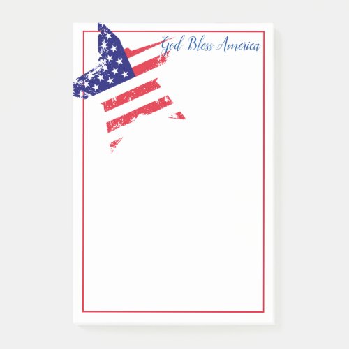 Post_it_Notes_Patriotic Star Post_it Notes