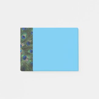 Post-it-Notes-Peacock Post-it Notes