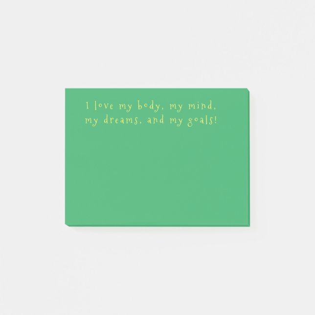 Post-It Notes _ positive affirmations (Front)