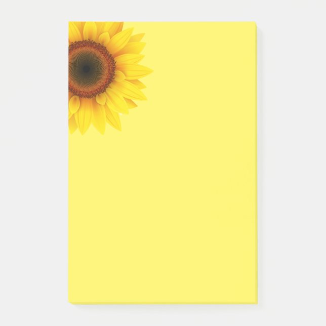 Post-it-Notes-Sunflower Post-it Notes (Front)