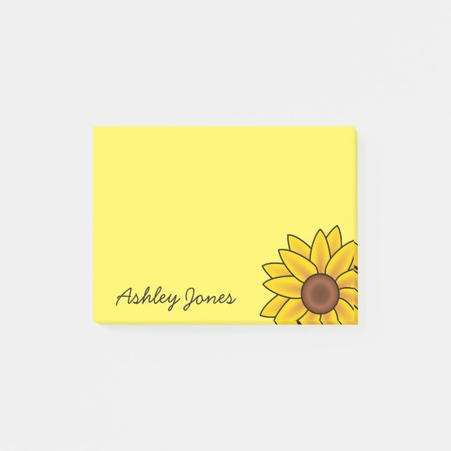 Post-it-Notes-Sunflower Post-it Notes (Front)