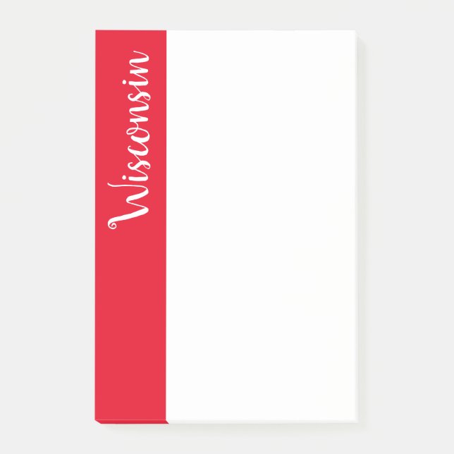 Post-it-Notes-Wisconsin Post-it Notes (Front)