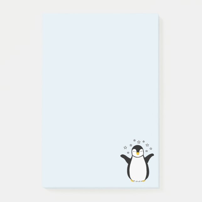Post-it Notes with cute Penguin Baby (Front)