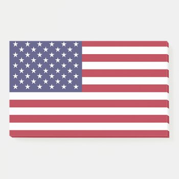 Post-it Notes With Flag Of Usa by AllFlags at Zazzle