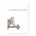 Post it Notes with Painted Horse