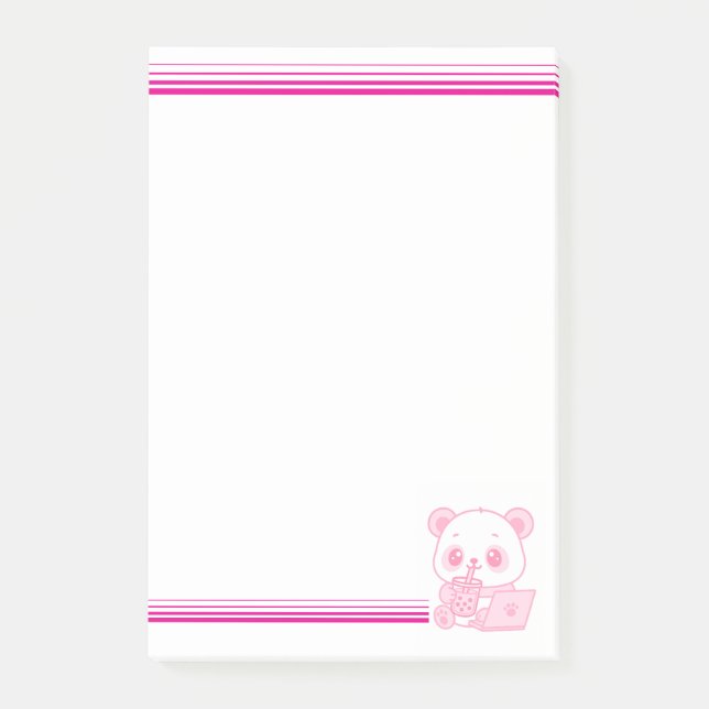 Post-it® Panda Lindo Notes (Front)