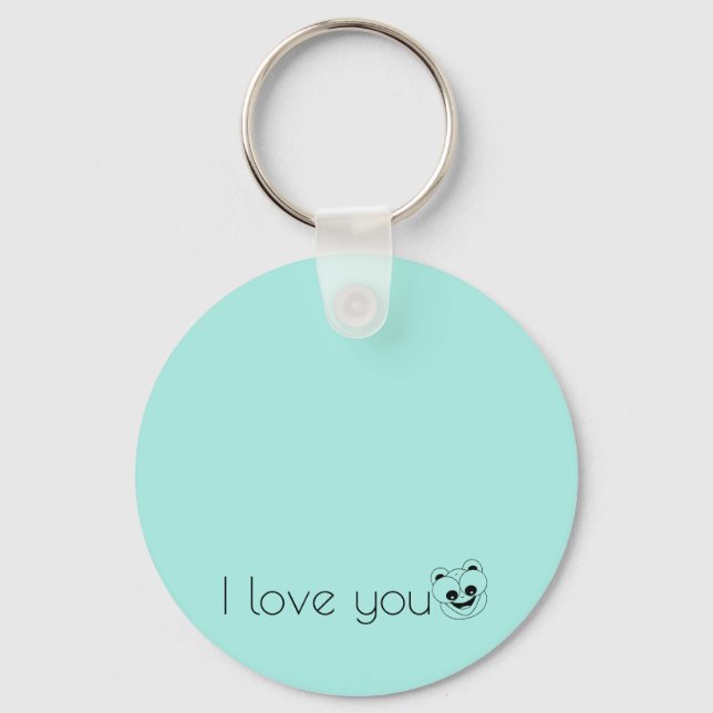 Post-it® Petit bonhomme rigolo Keychain (Front)