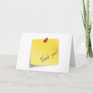 Post it Thank You Card