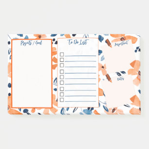 Post-it® To Do List Post-it®Original Floral  Post-it Notes