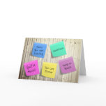 Post-its Goodbye Good Luck Card Post-its Goodbye Good Luck Card