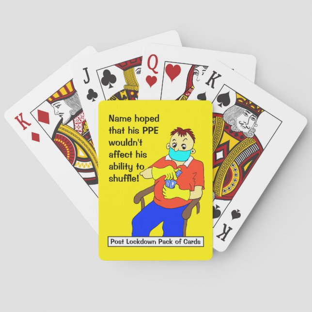Post Lockdown Pack of Poker Cards (Back)