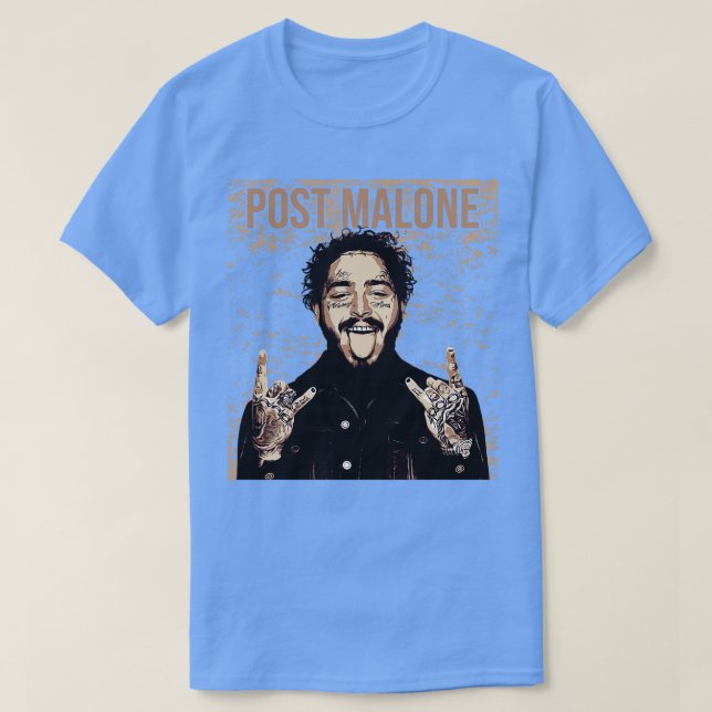 Post Malone Rapper T-Shirt (Design Front)