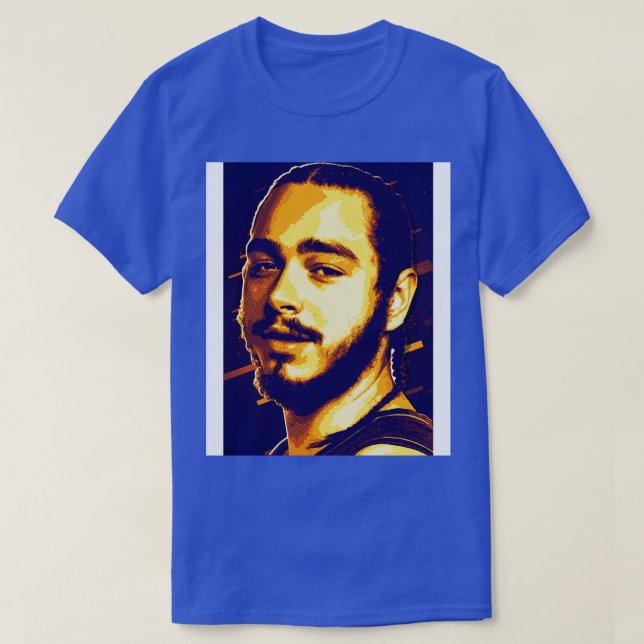 post malone retro 80s T-Shirt (Design Front)