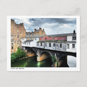 Post of the City of Bath, UK Postcard
