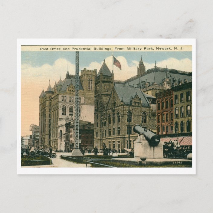 Post Office, Newark, NJ Vintage Postcard | Zazzle.com