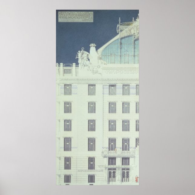 Post Office Savings Bank, Vienna Poster (Front)