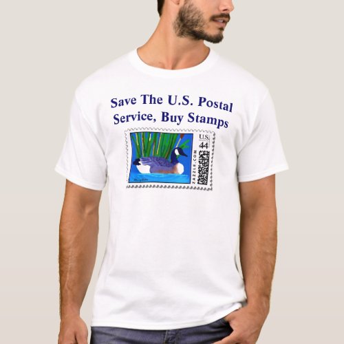 Post Office Stamp T_shirt
