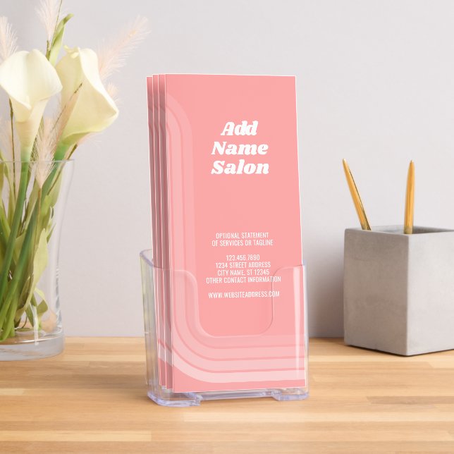 Post Pink Retro Stripes for Female Owned Business Brochure (Insitu)