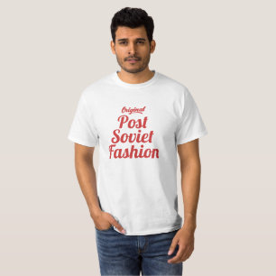 Post Soviet Fashion Vintage Style Men's T-Shirt