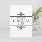 Post Tenebras Lux (Standing Front)
