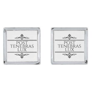 Post Tenebras Lux Cufflinks