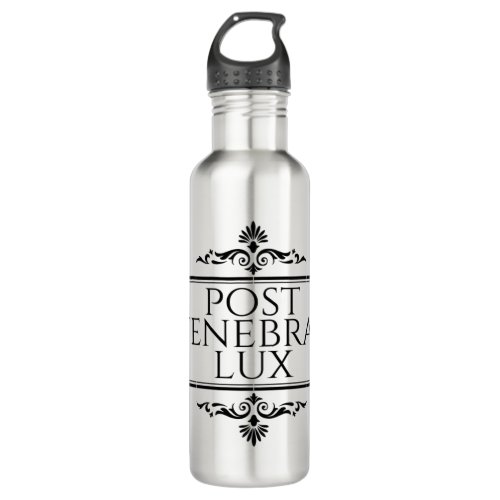 Post Tenebras Lux Stainless Steel Water Bottle