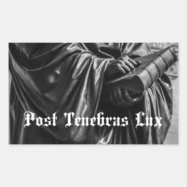 Post Tenebras Lux Sticker (Front)