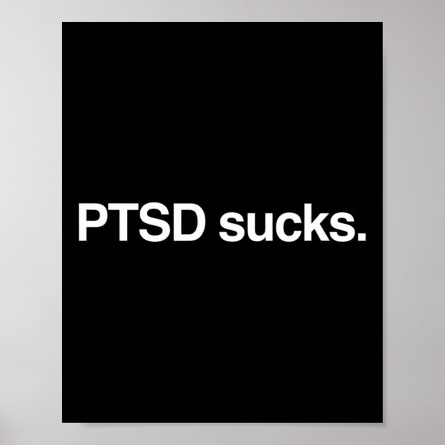 Post Traumatic Stress Ptsd Awareness  Poster (Front)