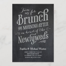 Post Wedding Brunch Invitations