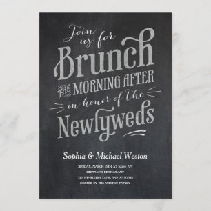 Post Wedding Brunch Invitations