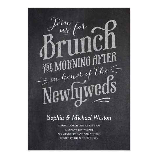 Post Wedding Brunch Invitations