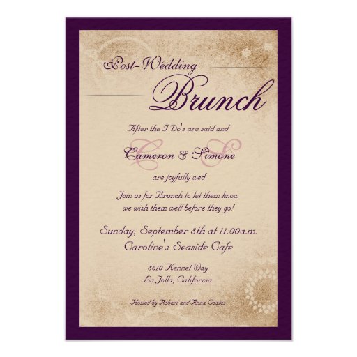 Sunday Brunch Invitation Wording 4