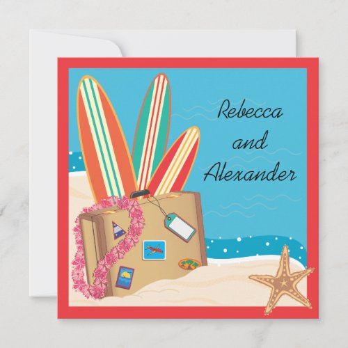 Post Wedding Reception Destination Invitation