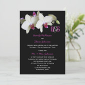 Post Wedding Reception Invitation, Orchids Invitation (Standing Front)