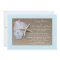 Post Wedding Reception Invitations - Beach Burlap