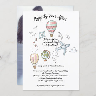 Post Wedding Reception Invites - Happily Everafter