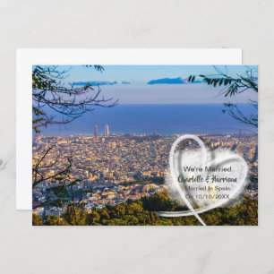 Post Wedding Reception Party Married In Spain Invitation