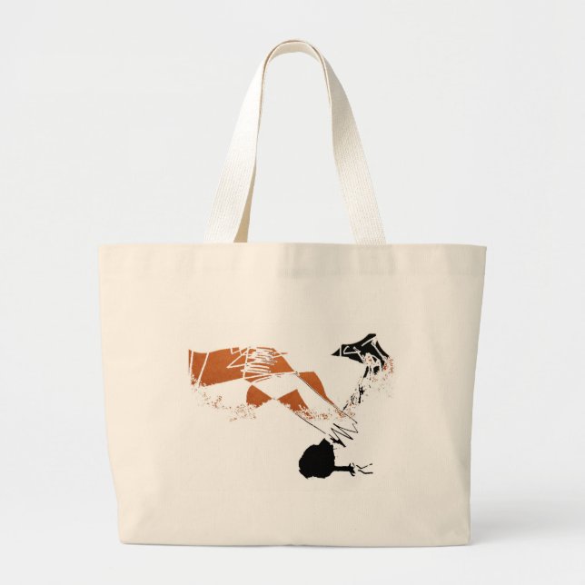 POST WORK LARGE TOTE BAG (Front)