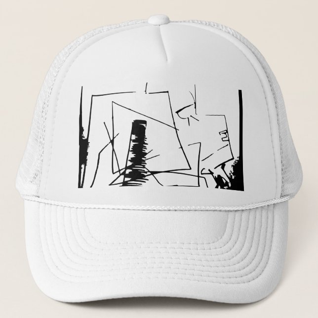 POST WORK SVG TRUCKER HAT (Front)