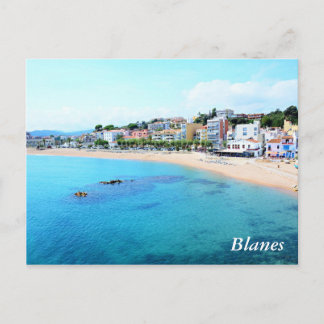 Postacrd with Blanes city Postcard