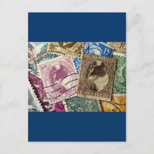 Postage Stamp Lucy Postcard