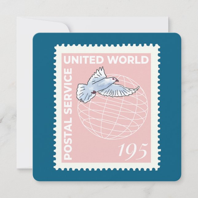 Postage stamp -  save the date (Front)