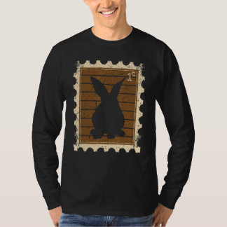 Postage Stamp With A Bunny Rabbits T-Shirt