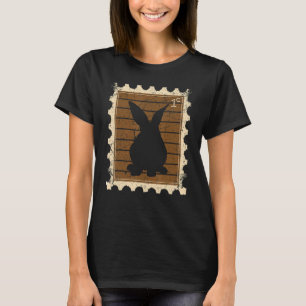 Postage Stamp With A Bunny Rabbits T-Shirt