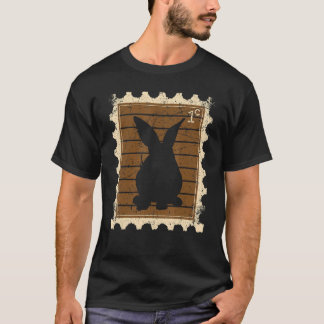 Postage Stamp With A Bunny Rabbits T-Shirt